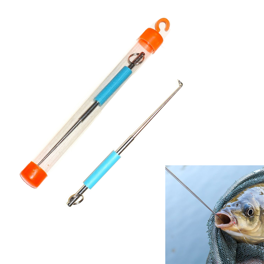 Fishing Hook Sharpener - 1pcs Easy Fish Hook Remover Stainless