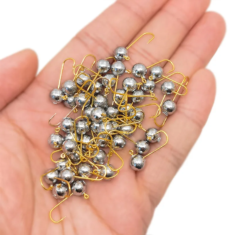 OUTKIT 10pcs Mini Jig Head Hoo - Fishing Hook Barbless ulasan dan harga