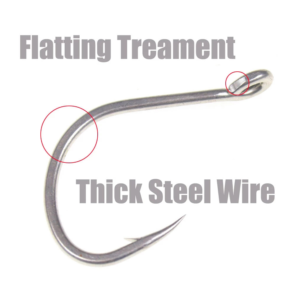 10pcs Matte Tin Anti-rust Salt - Fishing Hook Barbless ulasan dan harga