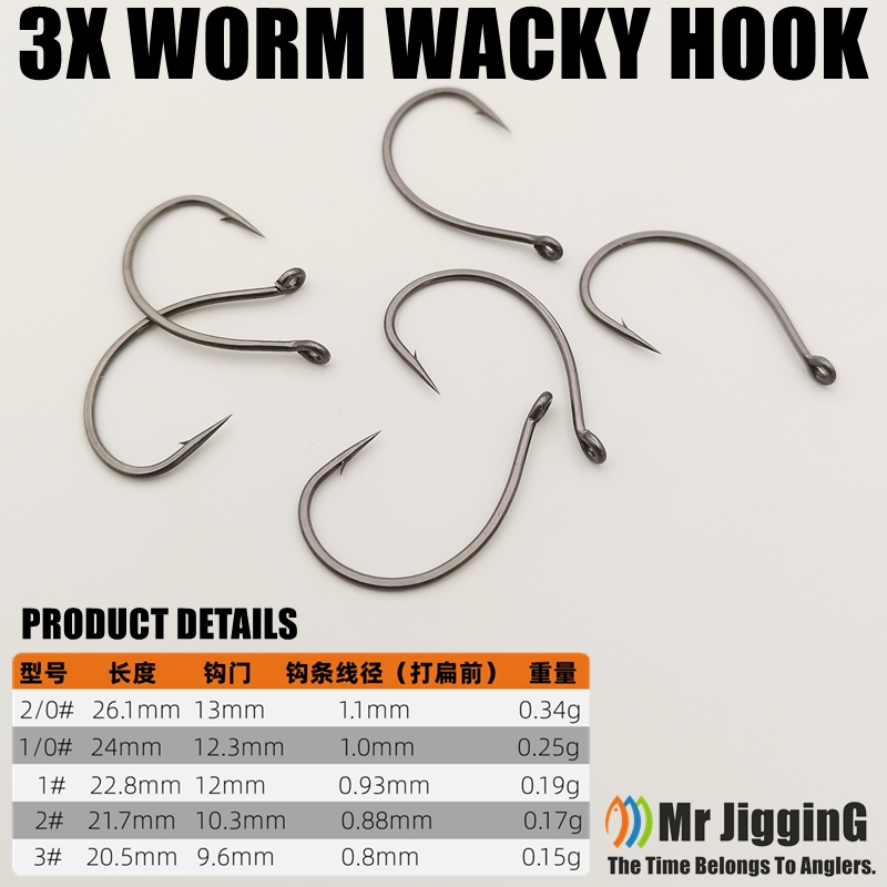 Mr JigginG PTFE Super Slide Wa - Fishing Hook Offset ulasan dan harga
