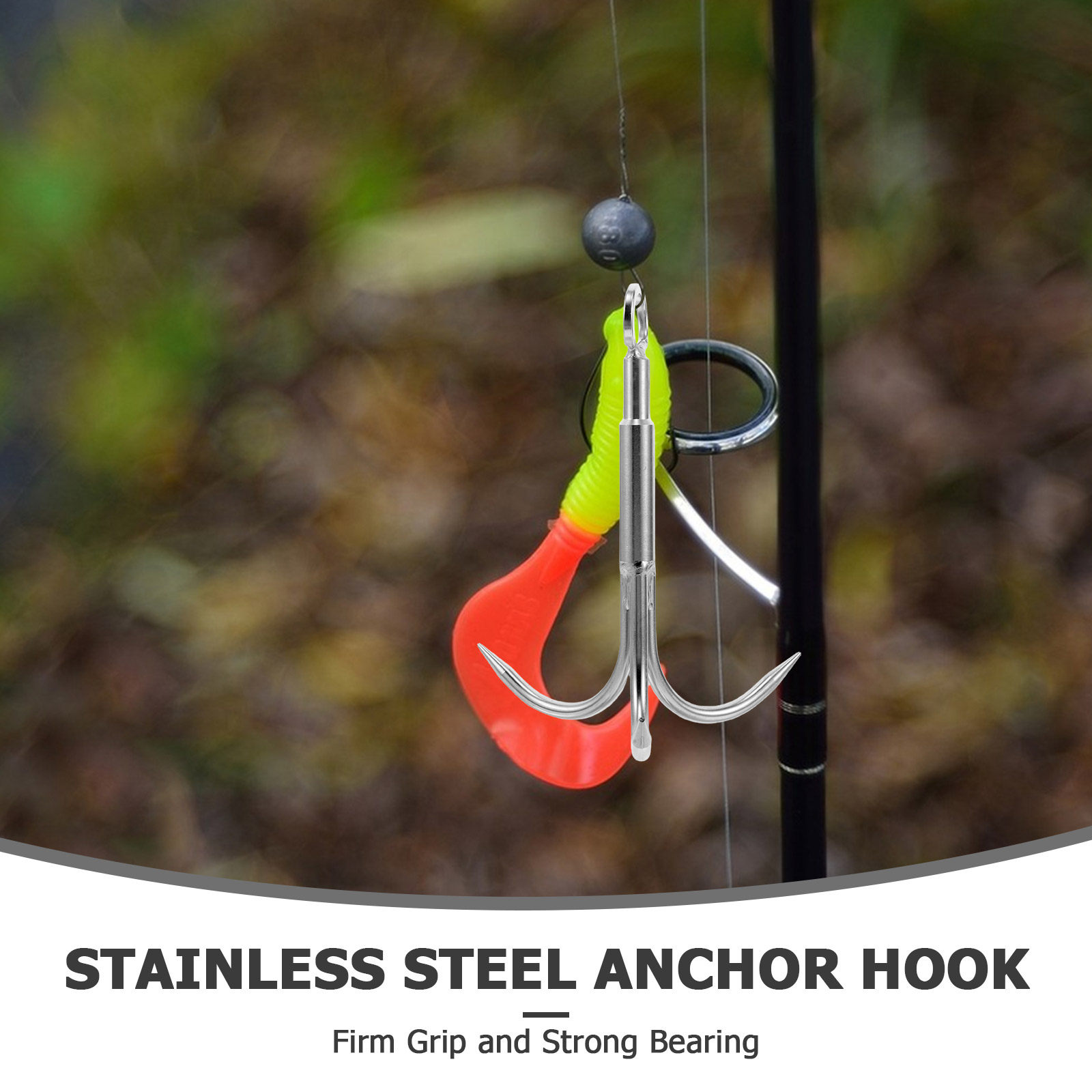 Hook Grappling for Pier Fishin - Fishing Hook Stainless Steel ulasan dan harga