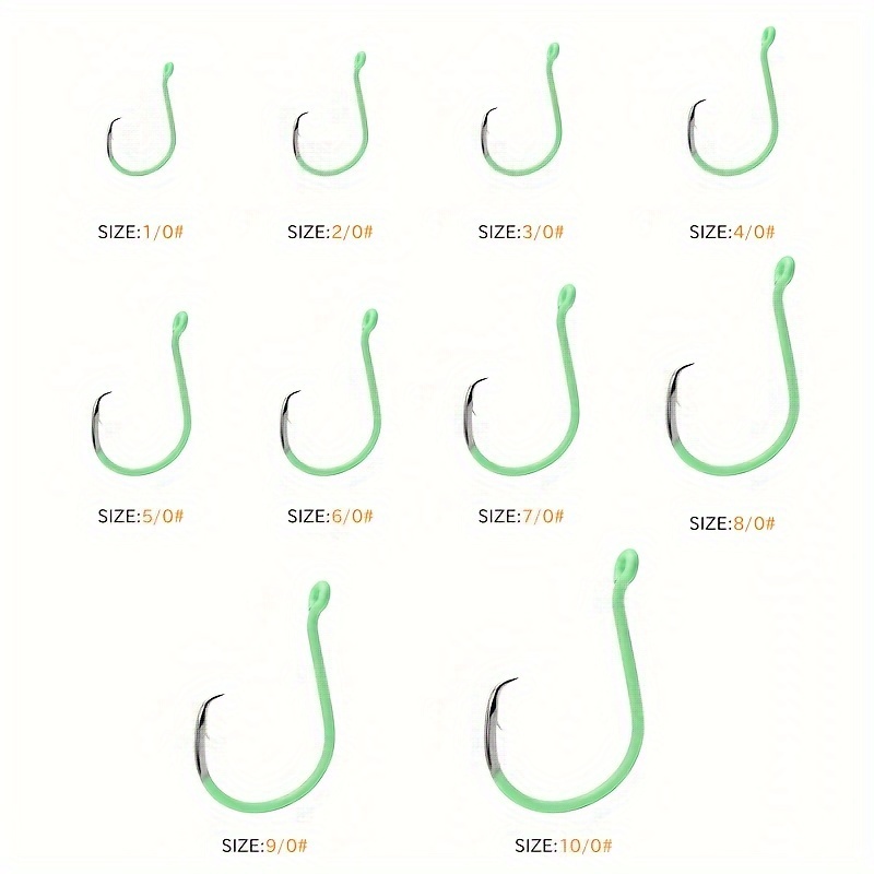 ZYZHE 10pcs/Box Luminous Circl - Fishing Hook Circle ulasan dan harga