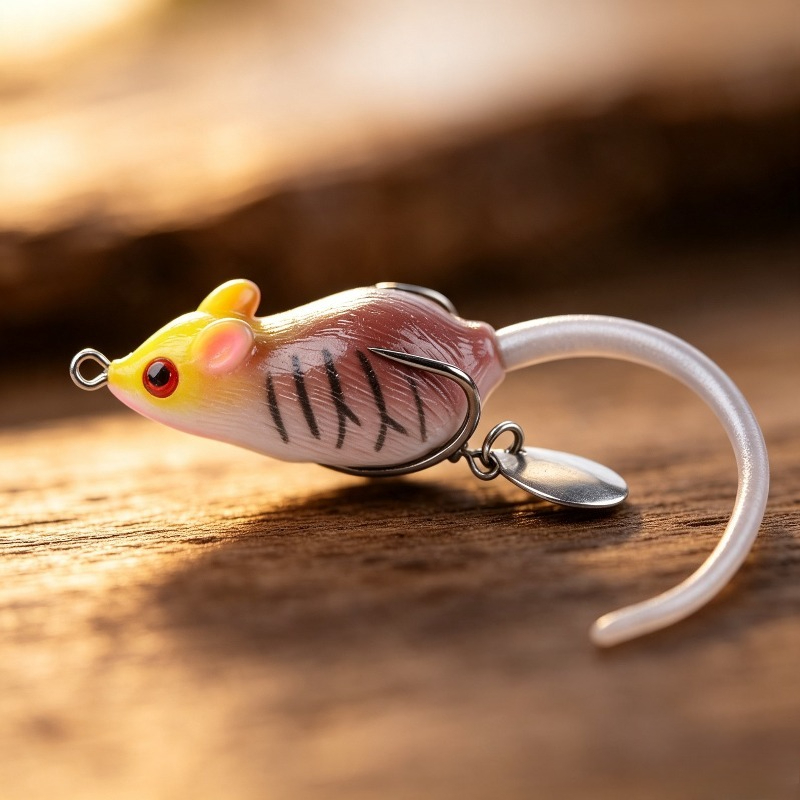 1PC/2PCS/3PCS/4PCS Spinner Dou - Fishing Hook Weedless ulasan dan harga