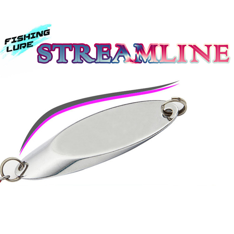 1pc 2.5g-35g Metal Spoon Lure  - Fishing Hook Treble ulasan dan harga