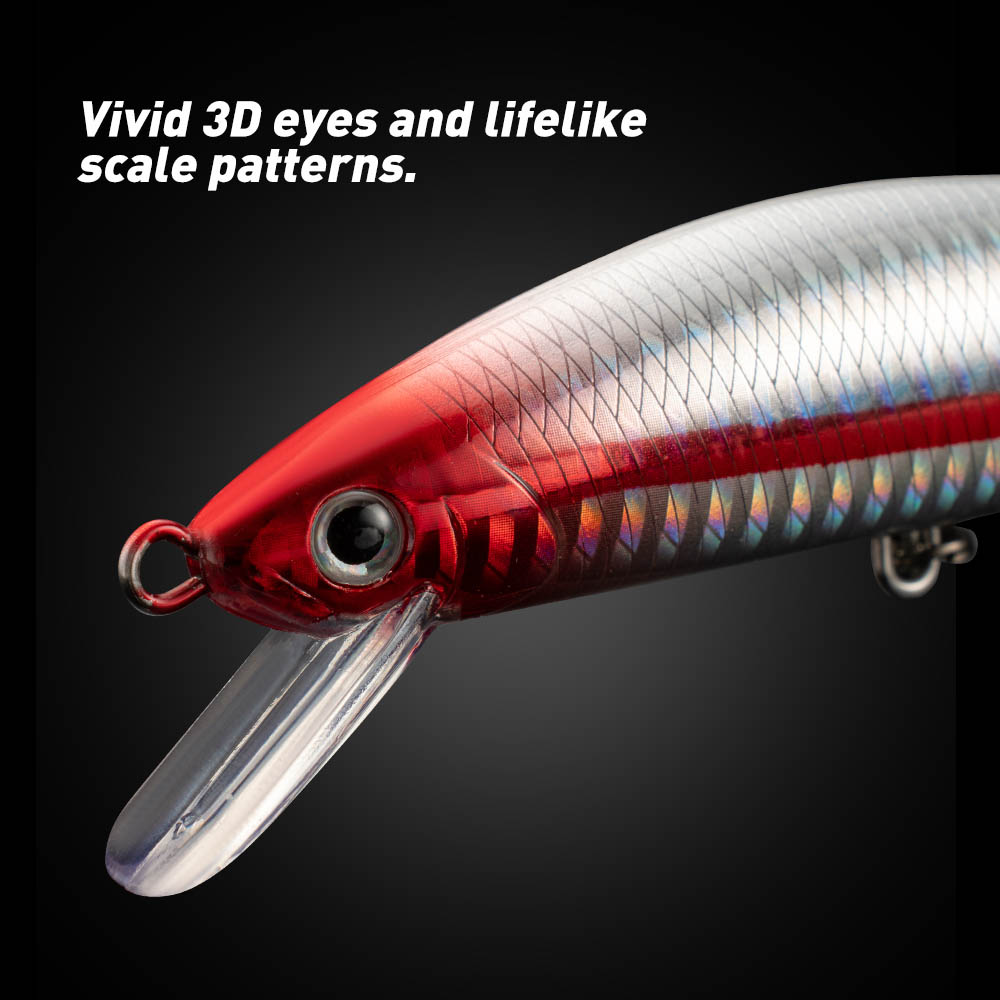 Fishing Lure Sinking Minnow 13 - Fishing Hook Treble ulasan dan harga
