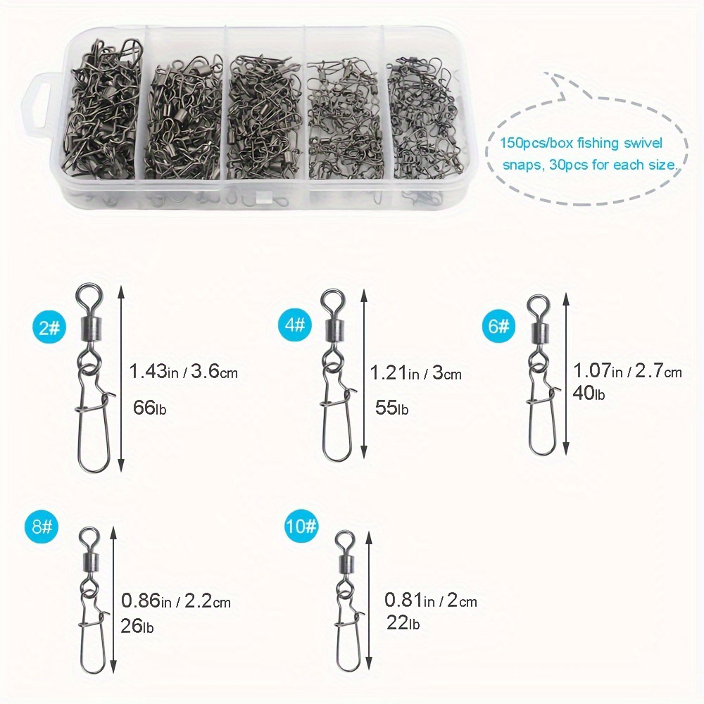 95/210 PCS Set Fishing Connect - Fishing Hook Stainless Steel ulasan dan harga