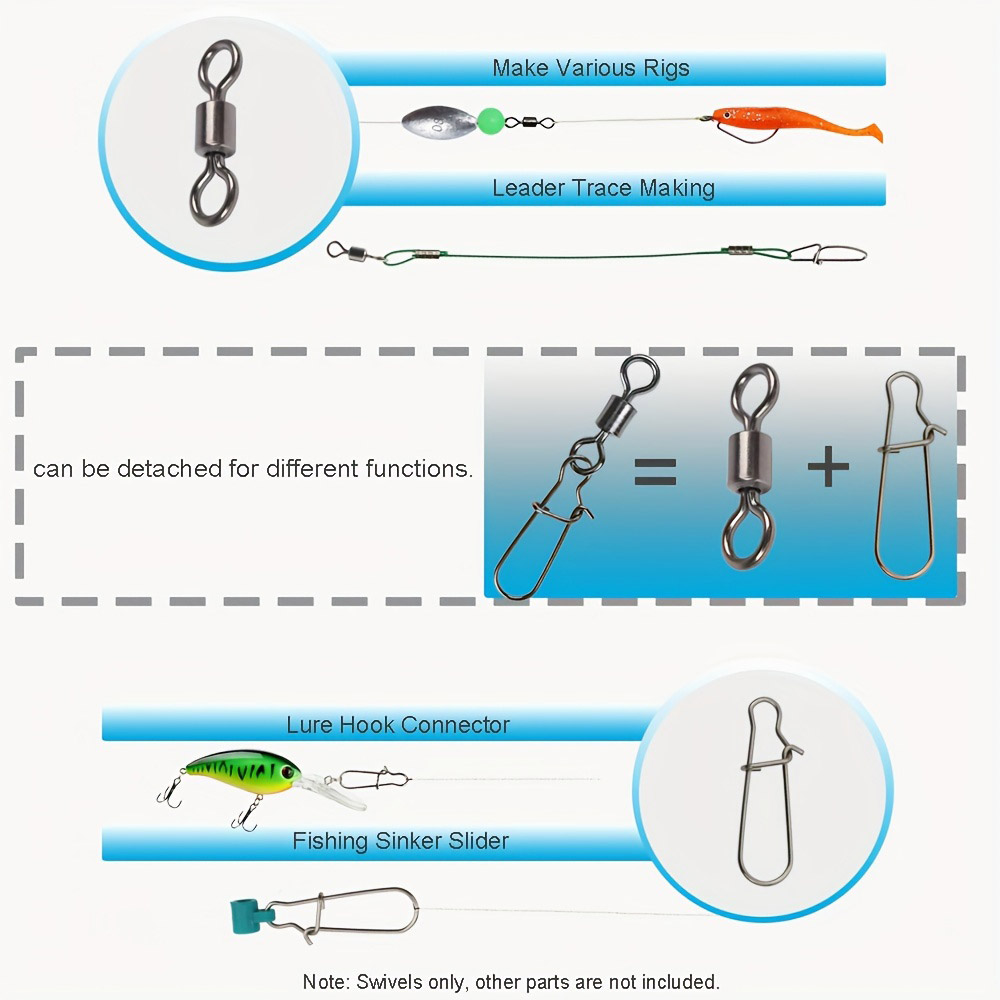 95/210 PCS Set Fishing Connect - Fishing Hook Stainless Steel ulasan dan harga
