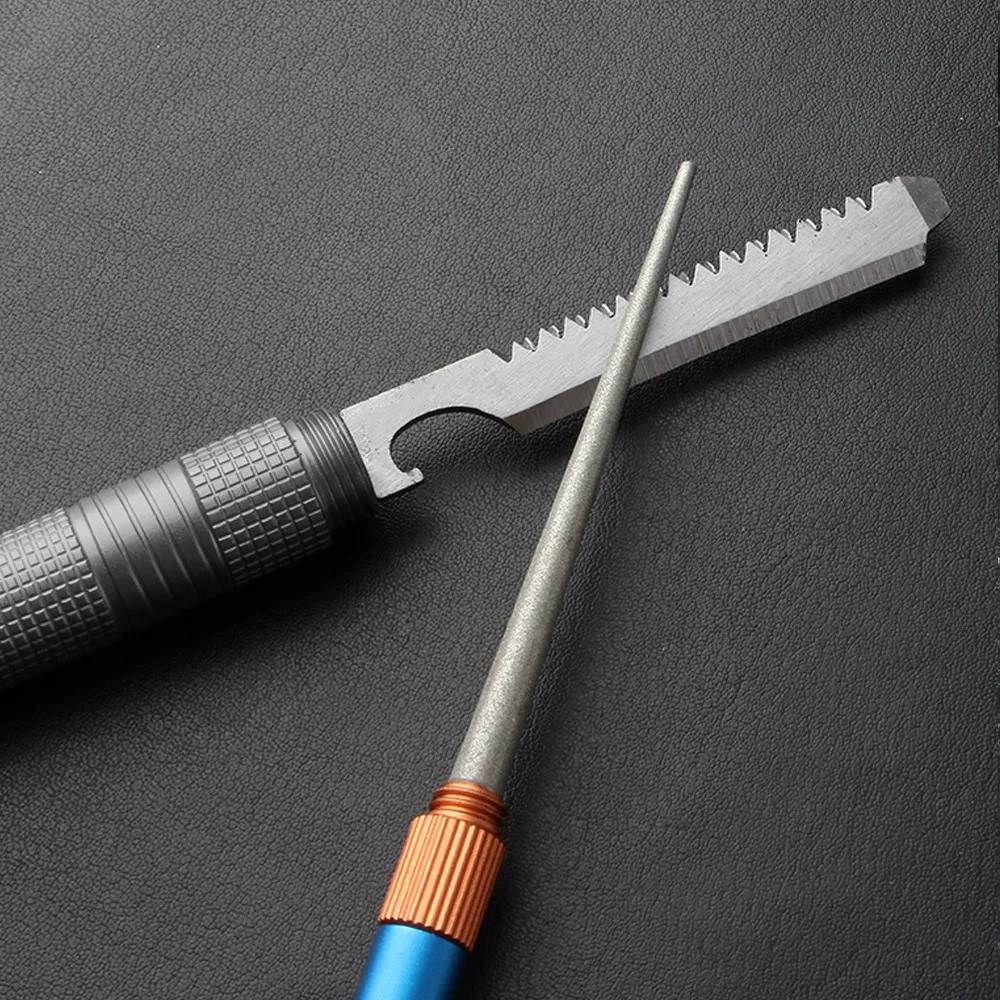 Outdoor Matte Mini EDC Knife S - Fishing Hook Sharpener ulasan dan harga