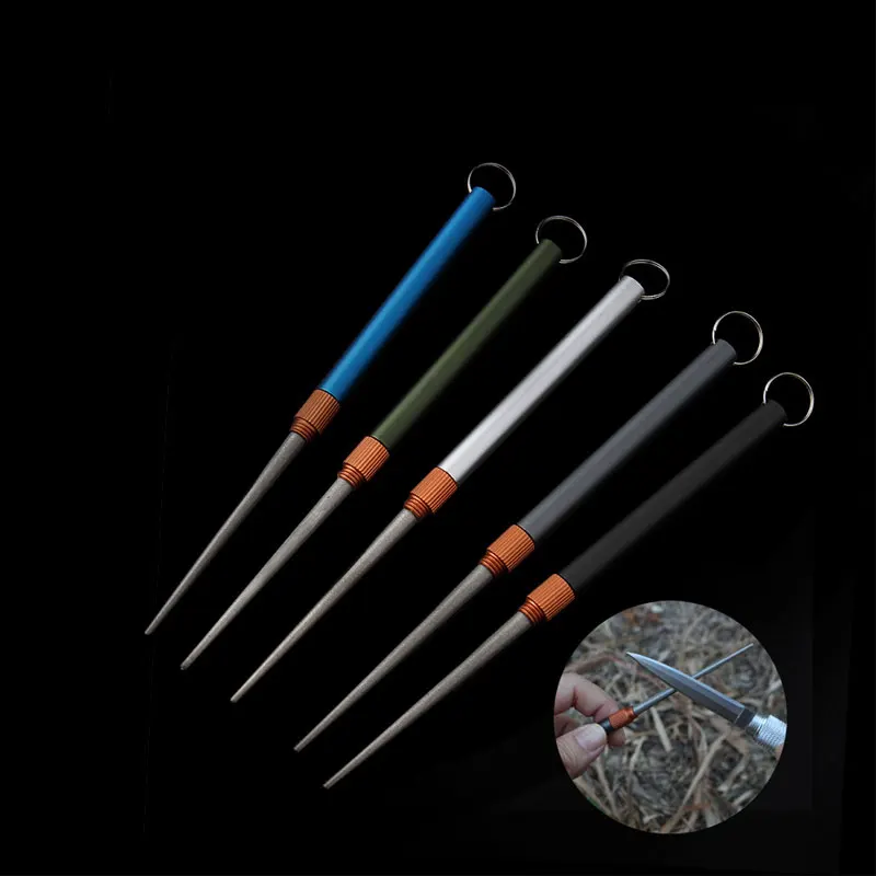 Outdoor Matte Mini EDC Knife S - Fishing Hook Sharpener ulasan dan harga
