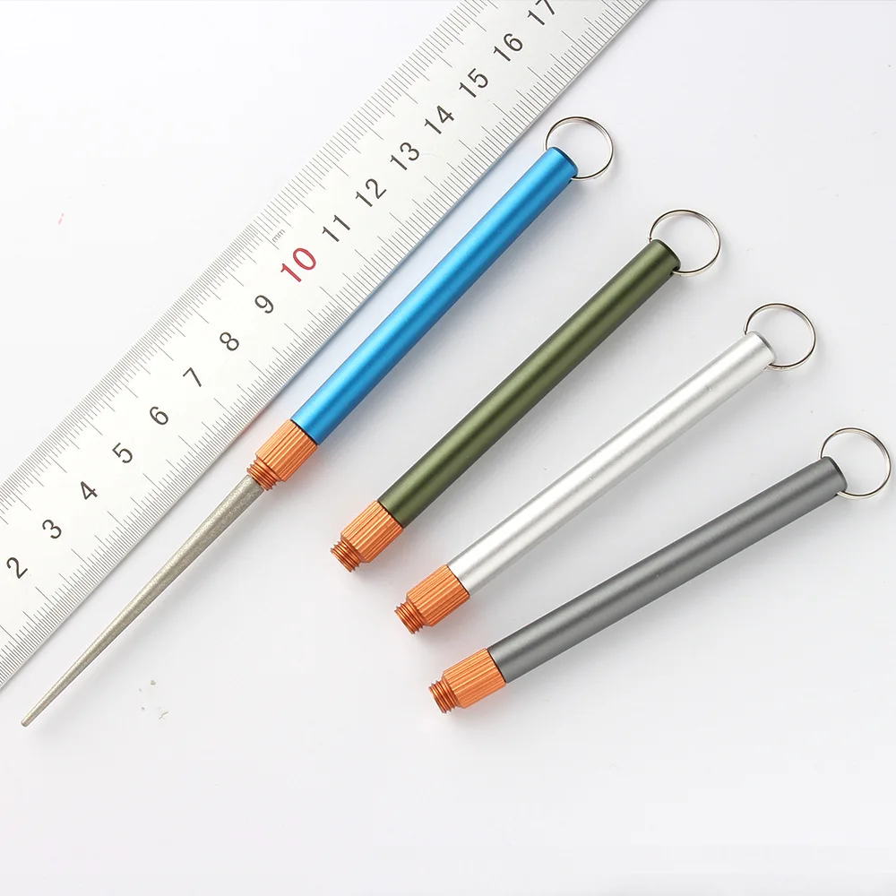 Outdoor Matte Mini EDC Knife S - Fishing Hook Sharpener ulasan dan harga
