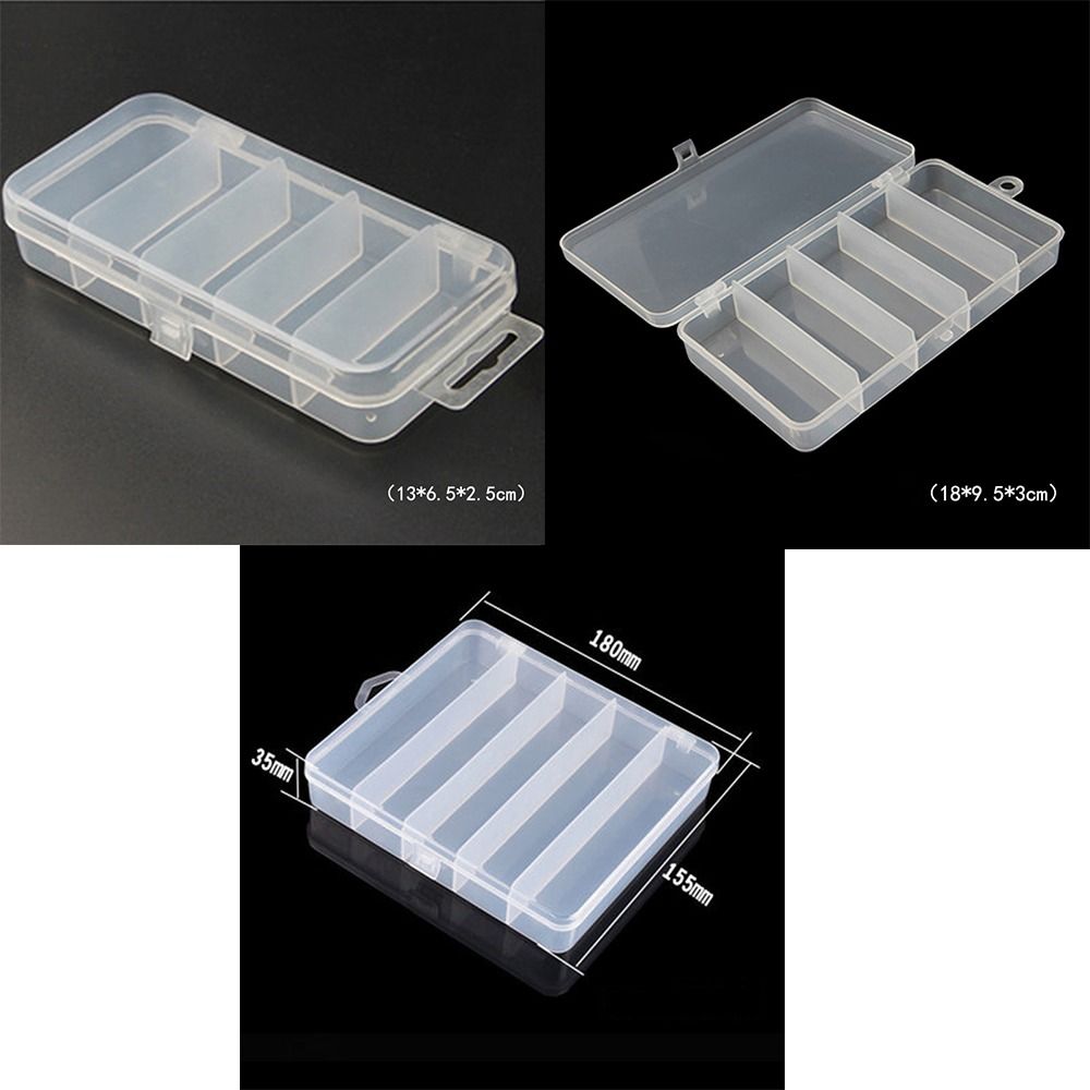 1/3pcs 3 Sizes of Plastic Fish - Fishing Hook Box ulasan dan harga