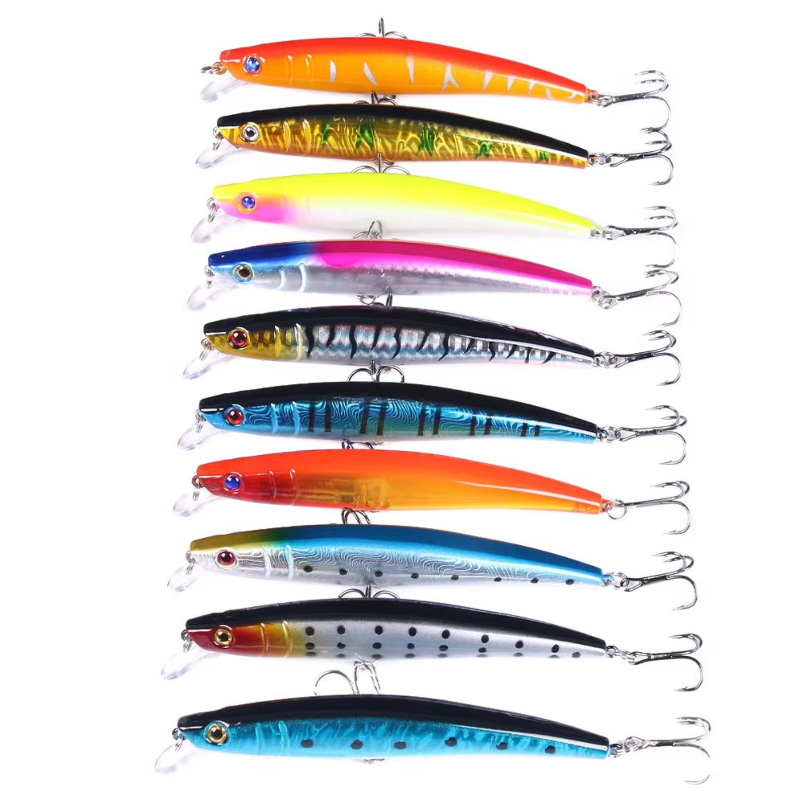Minnow Fishing Lure 110mm 13g  - Fishing Hook Treble ulasan dan harga