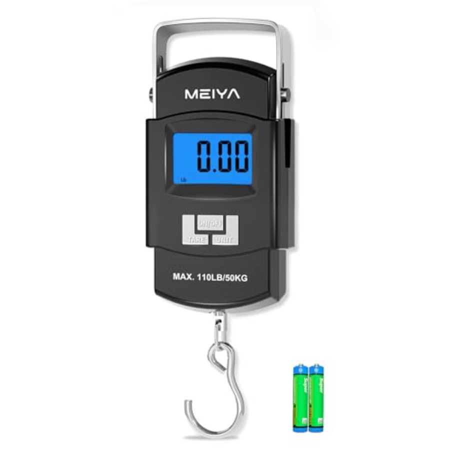 Fish Scale 110lb/50kg Digital  - Fishing Hook Stainless Steel ulasan dan harga