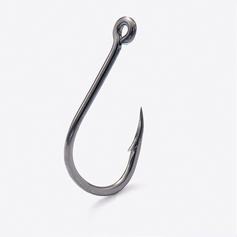 Single Fishing Hooks, Barbed J - Fishing Hook Circle ulasan dan harga