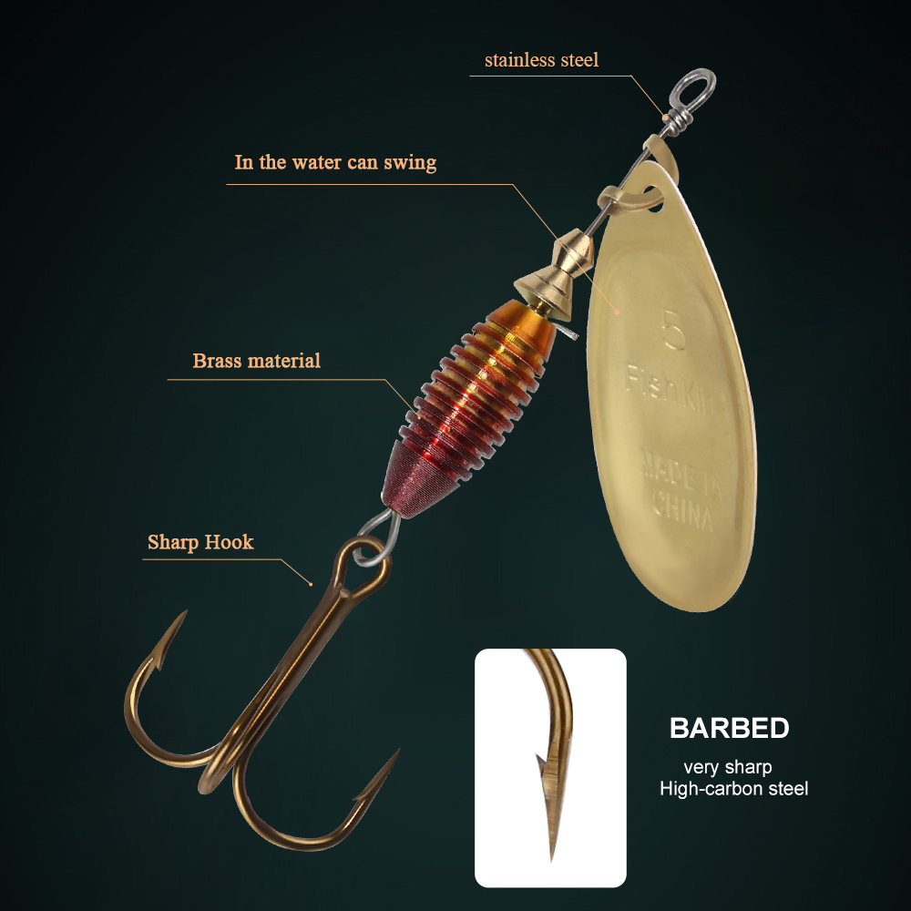 Metal Fishing Lure 4g 4.8g 7g  - Fishing Hook Treble ulasan dan harga