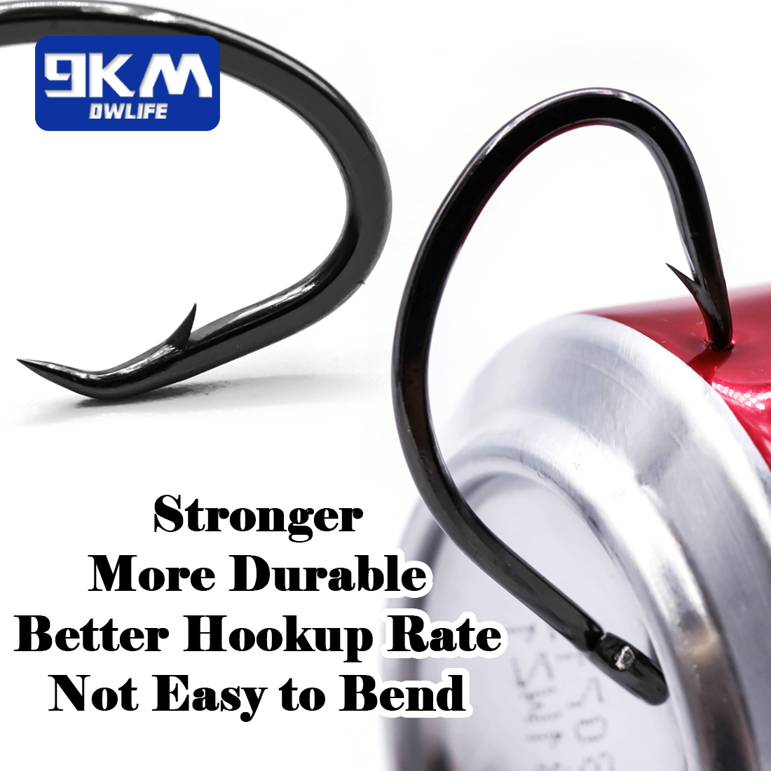9KM Circle Hooks 25~50Pcs Salt - Fishing Hook Circle ulasan dan harga