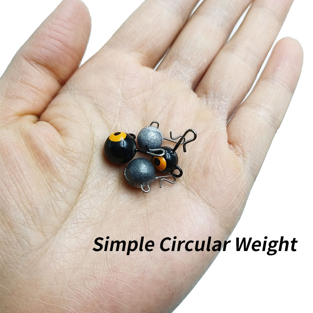 5Pcs Fishing Weight Sinker Rou - Fishing Hook Jig ulasan dan harga