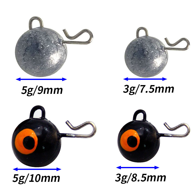 5Pcs Fishing Weight Sinker Rou - Fishing Hook Jig ulasan dan harga