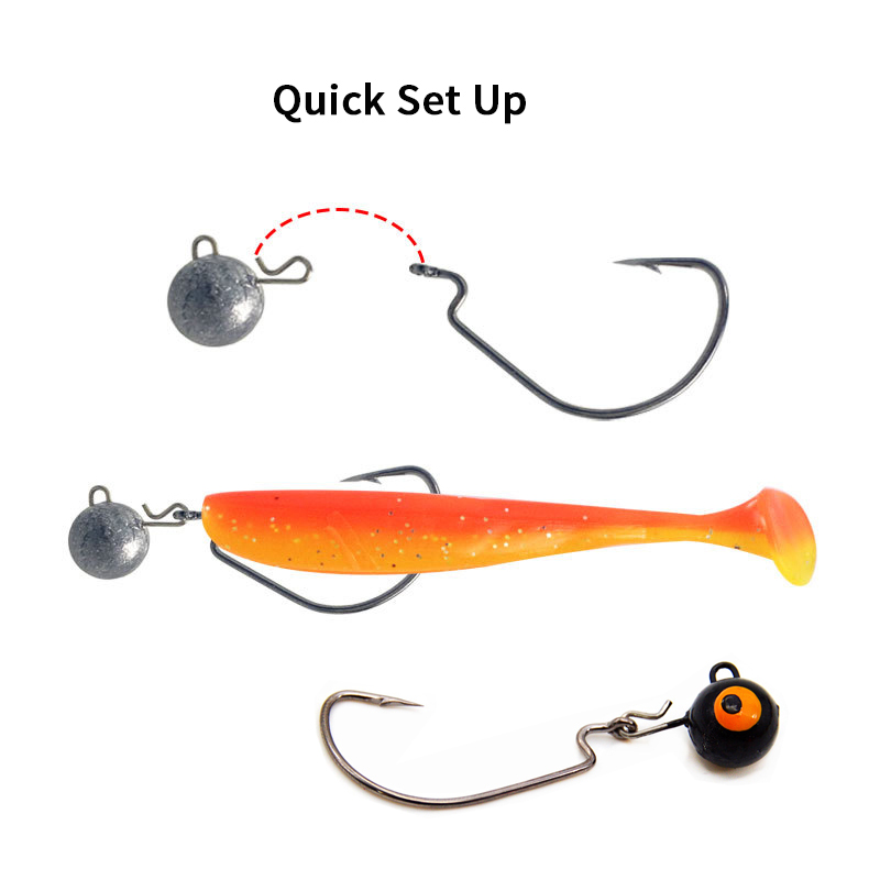 5Pcs Fishing Weight Sinker Rou - Fishing Hook Jig ulasan dan harga