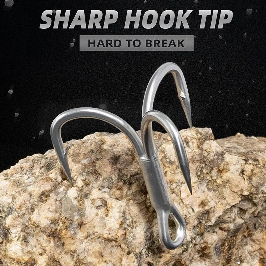 Fishing Treble Hooks High Carb - Fishing Hook Barbless ulasan dan harga