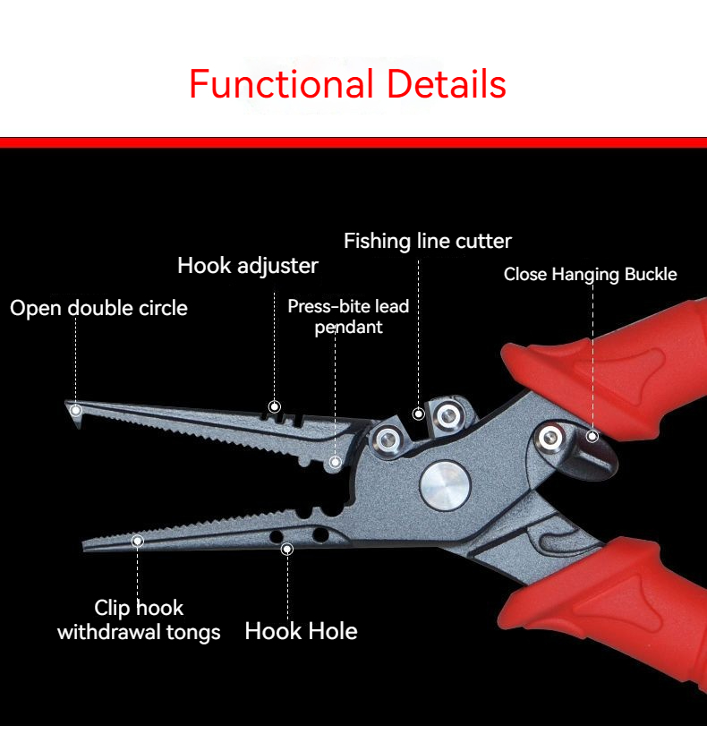 High-Precision Luya Pliers Mul - Fishing Hook Sharpener ulasan dan harga