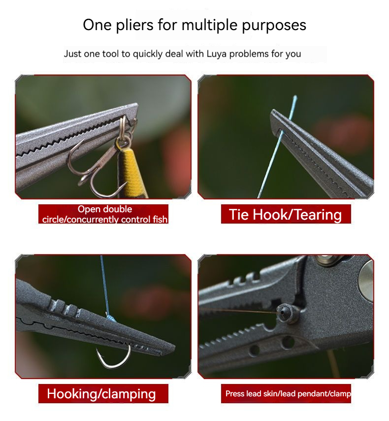 High-Precision Luya Pliers Mul - Fishing Hook Sharpener ulasan dan harga