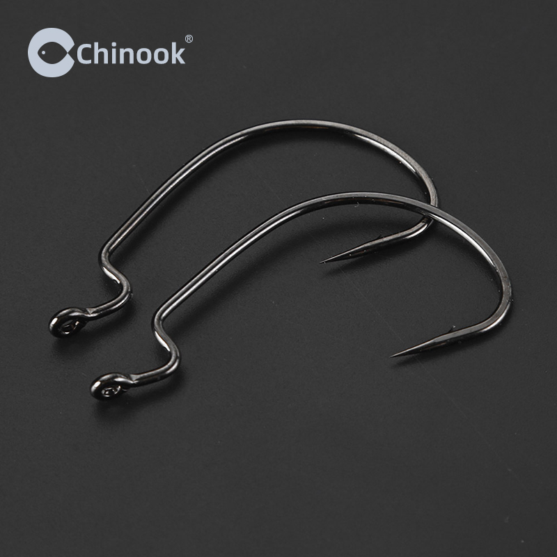 Chinook 20pcs Wide worm Texan  - Fishing Hook Barbless ulasan dan harga
