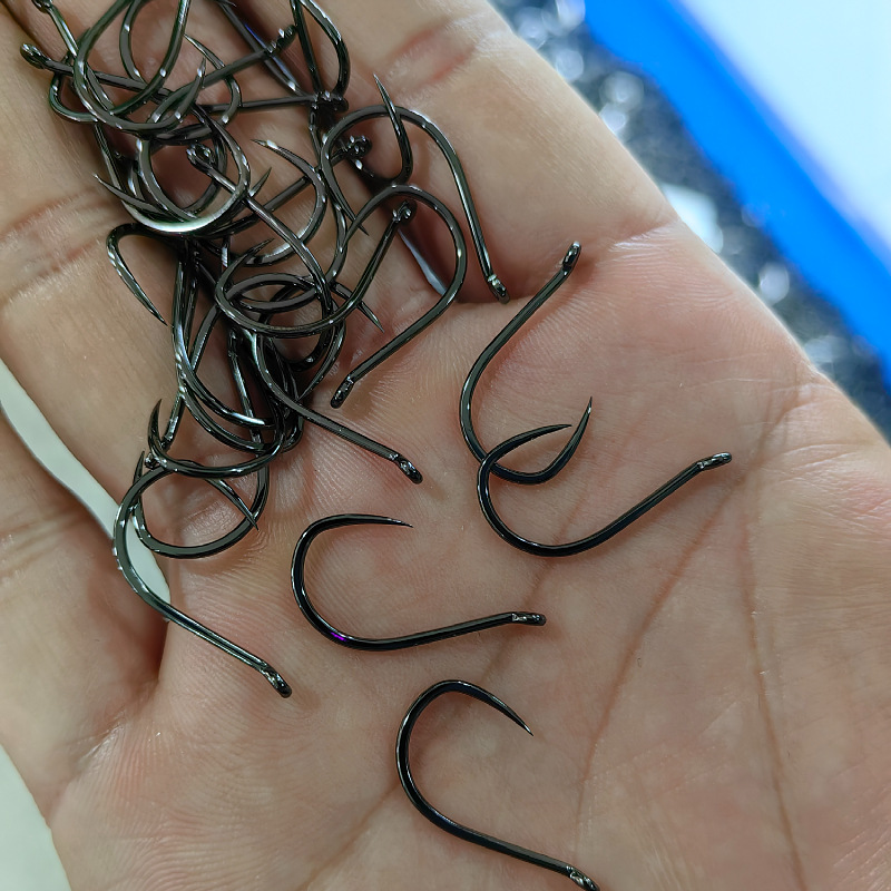 100 Pcs #1-#10 Freshwater Fish - Fishing Hook Circle ulasan dan harga