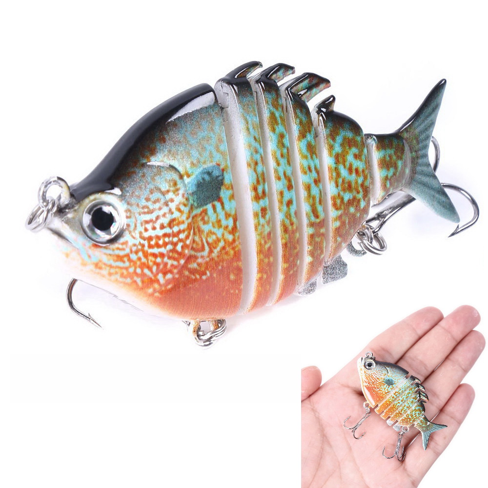 63mm 9.3g Lifelike Tilapia Swi - Fishing Hook Treble ulasan dan harga