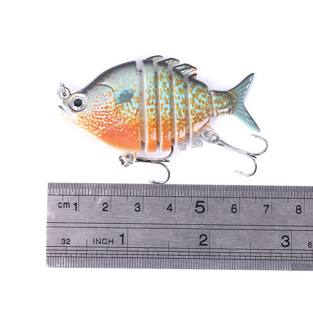 63mm 9.3g Lifelike Tilapia Swi - Fishing Hook Treble ulasan dan harga