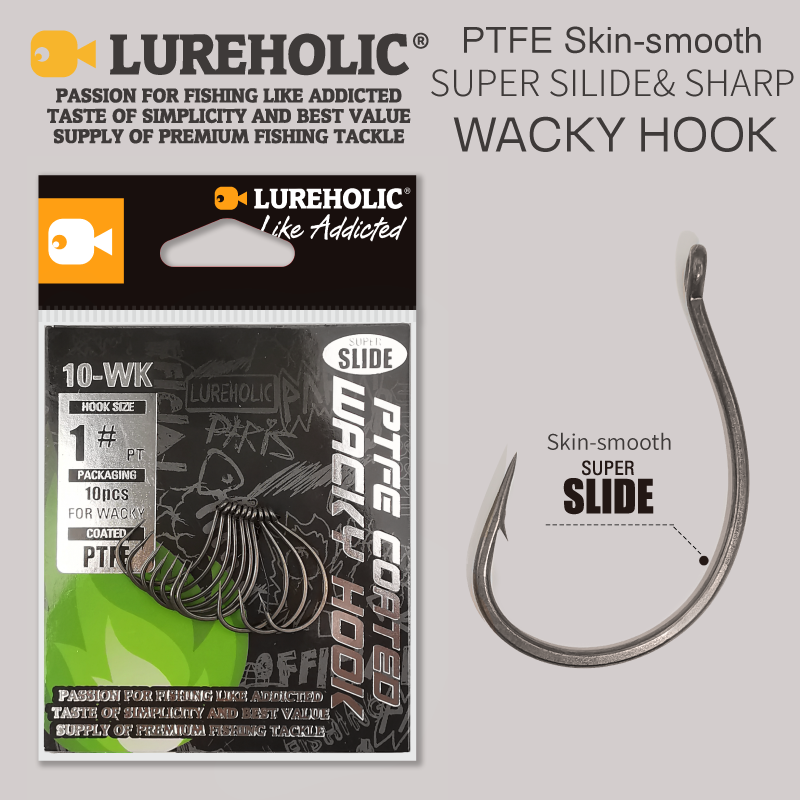 LUREHOLIC PTFE Super Slide Wac - Fishing Hook Barbless ulasan dan harga