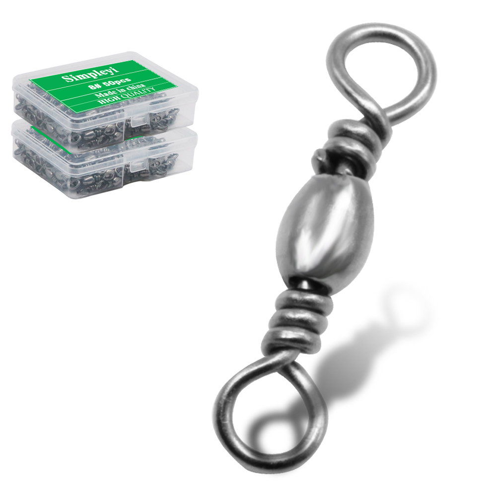 50pcs/1Box Stainless Steel Fis - Fishing Hook Stainless Steel ulasan dan harga