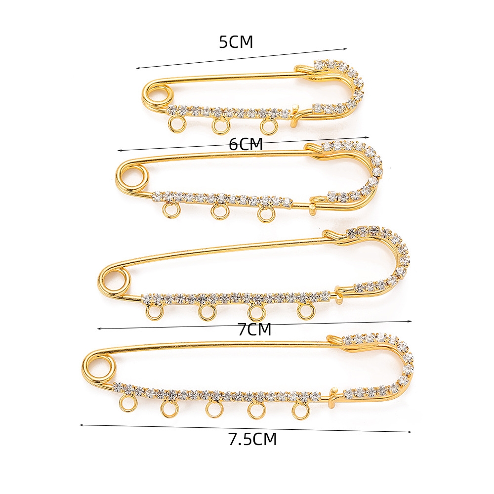 5pcs 50/60/70/75mm Rhinestone  - Fishing Hook Size ulasan dan harga