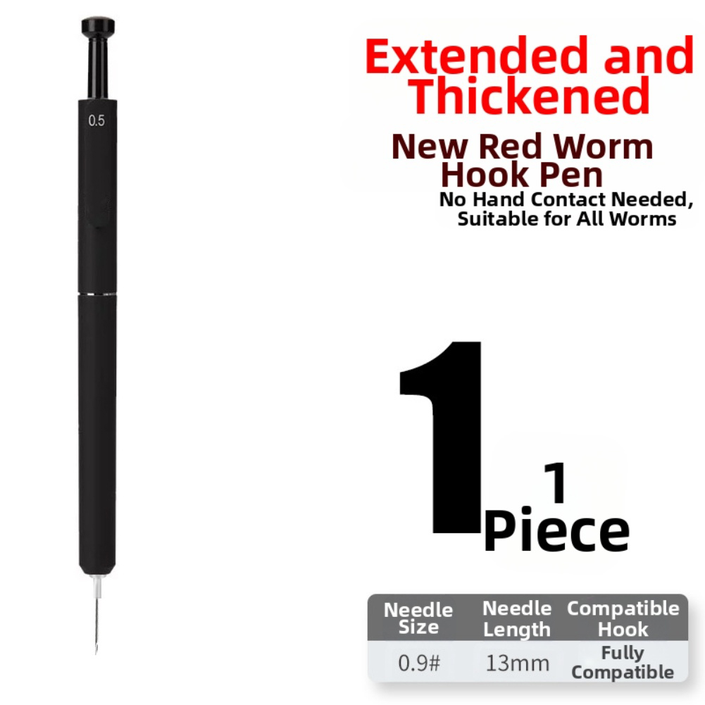 Red worm baiting device for fi - Fishing Hook Size ulasan dan harga