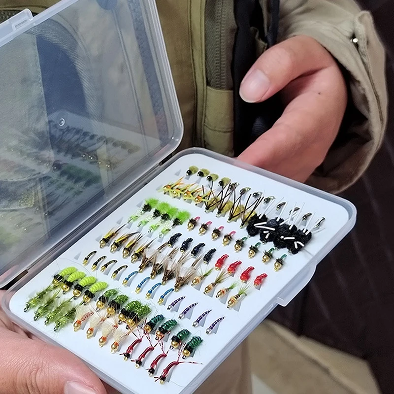 Waterproof Design Fly Hook Box - Fishing Hook Size ulasan dan harga