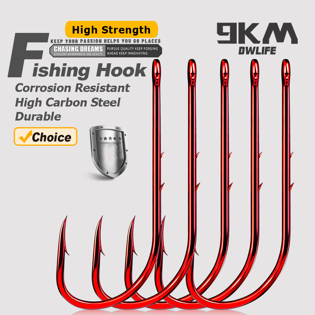9KM Baitholder Fishing Hooks L - Fishing Hook Circle ulasan dan harga