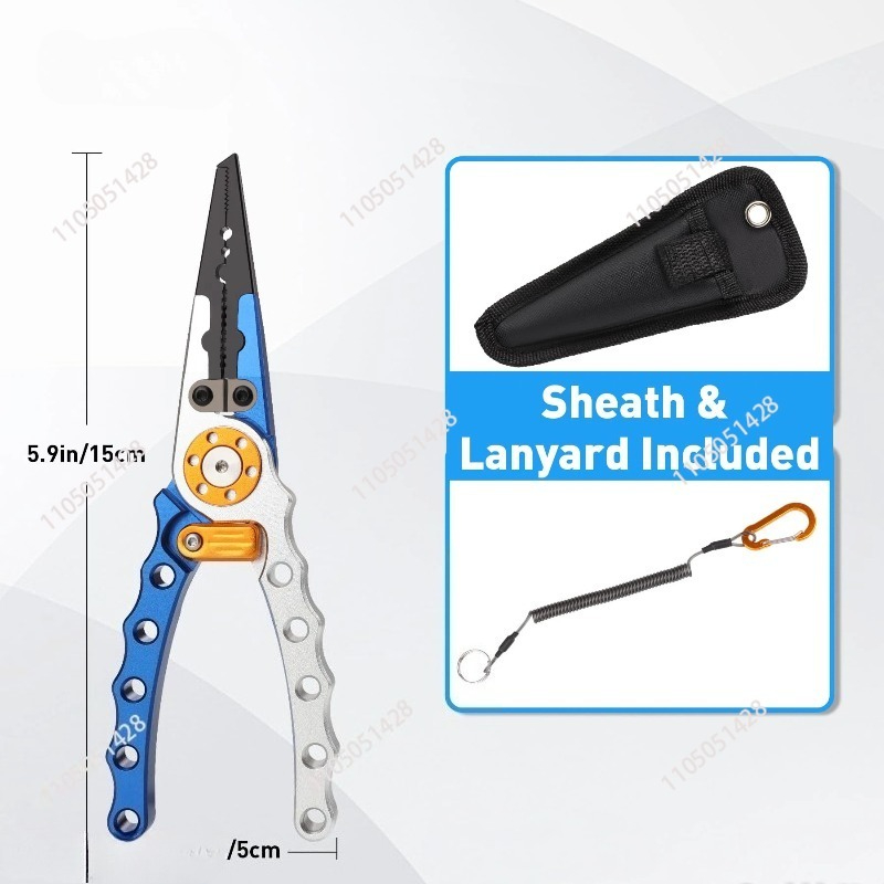 Aluminum Fishing Tackle Pliers - Fishing Hook Remover ulasan dan harga