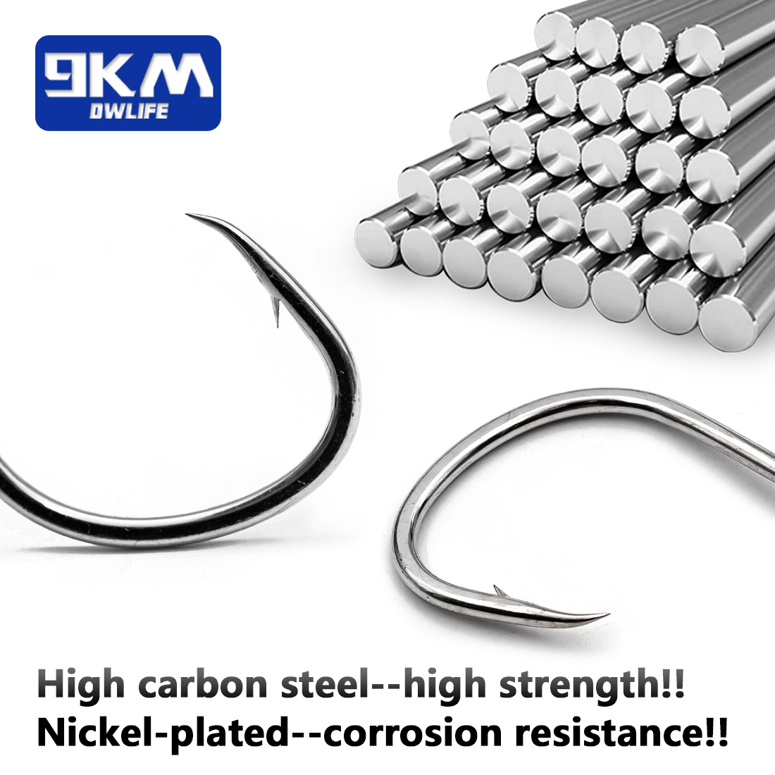 9KM Fishing Hooks Saltwater Li - Fishing Hook Circle ulasan dan harga