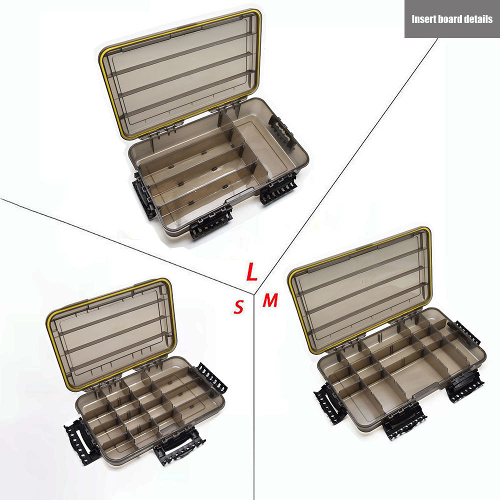 Waterproof Fishing Tackle Box  - Fishing Hook Size ulasan dan harga