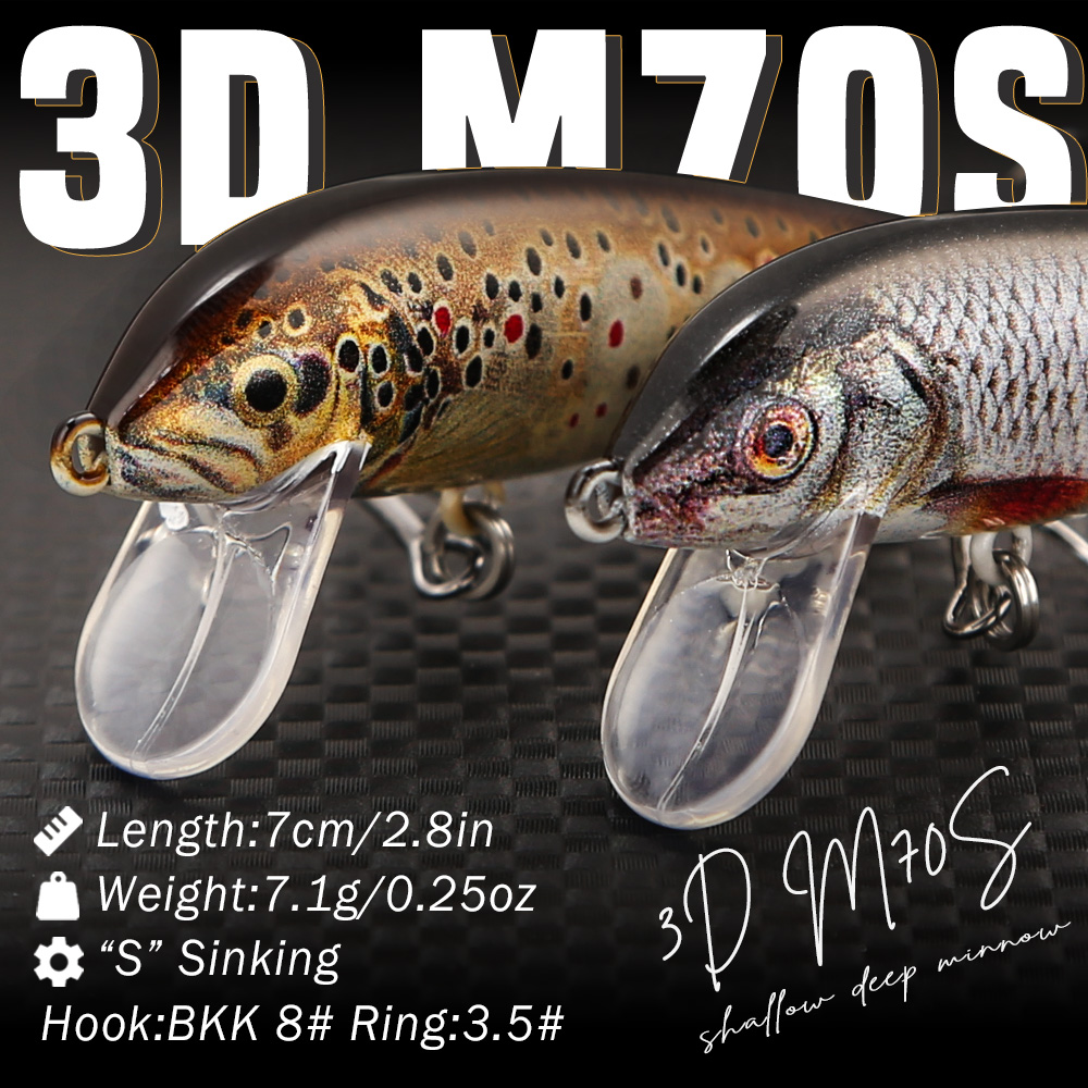 B&U Sinking Minnow Fishing Lur - Fishing Hook Treble ulasan dan harga