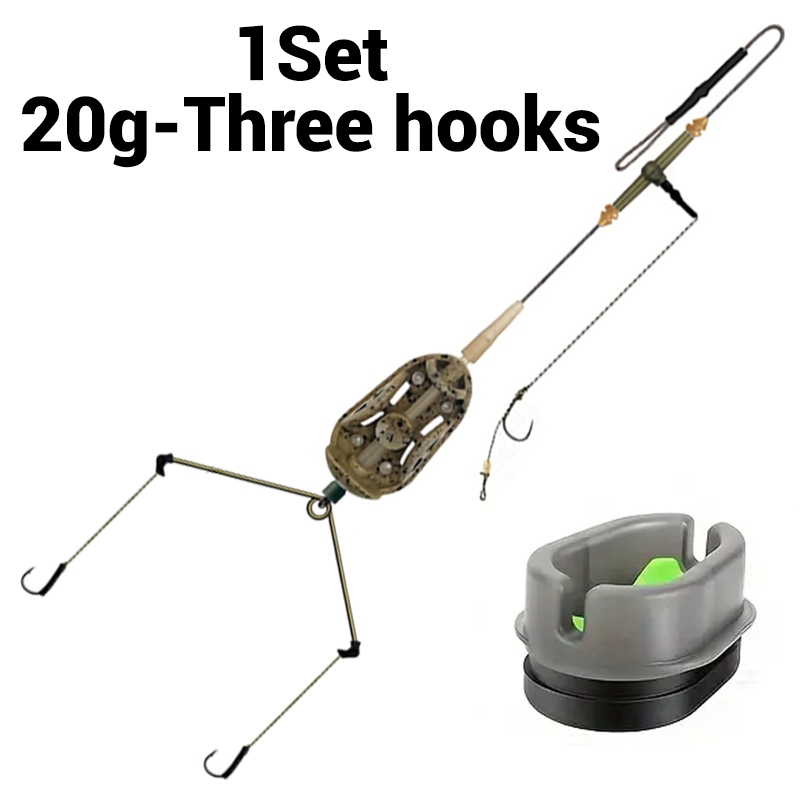 3 Hook Pre-tied Carp Hair Rigs - Fishing Hook Assortment ulasan dan harga