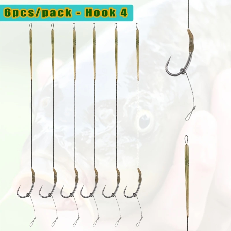 6pcs Ready Made Blow Back Hair - Fishing Hook Size ulasan dan harga