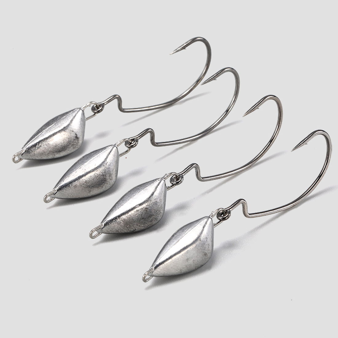 FishTrip 10Pcs Jig Head Fishin - Fishing Hook Weedless ulasan dan harga