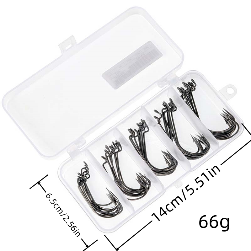 50Pcs/Box High Carbon Steel Fi - Fishing Hook Jig ulasan dan harga