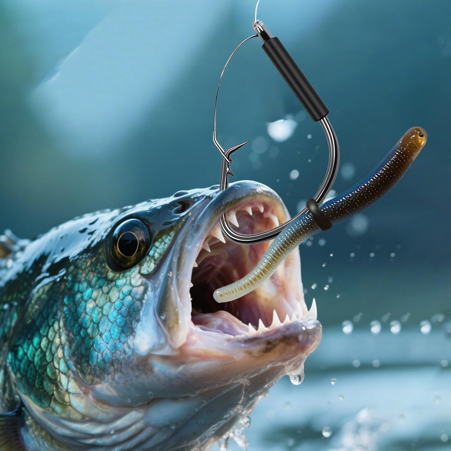 FishTrip Weedless Wacky Rig Ho - Fishing Hook Weedless ulasan dan harga