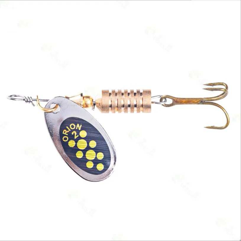 1PCS Metal Plating Spinner Bai - Fishing Hook Treble ulasan dan harga