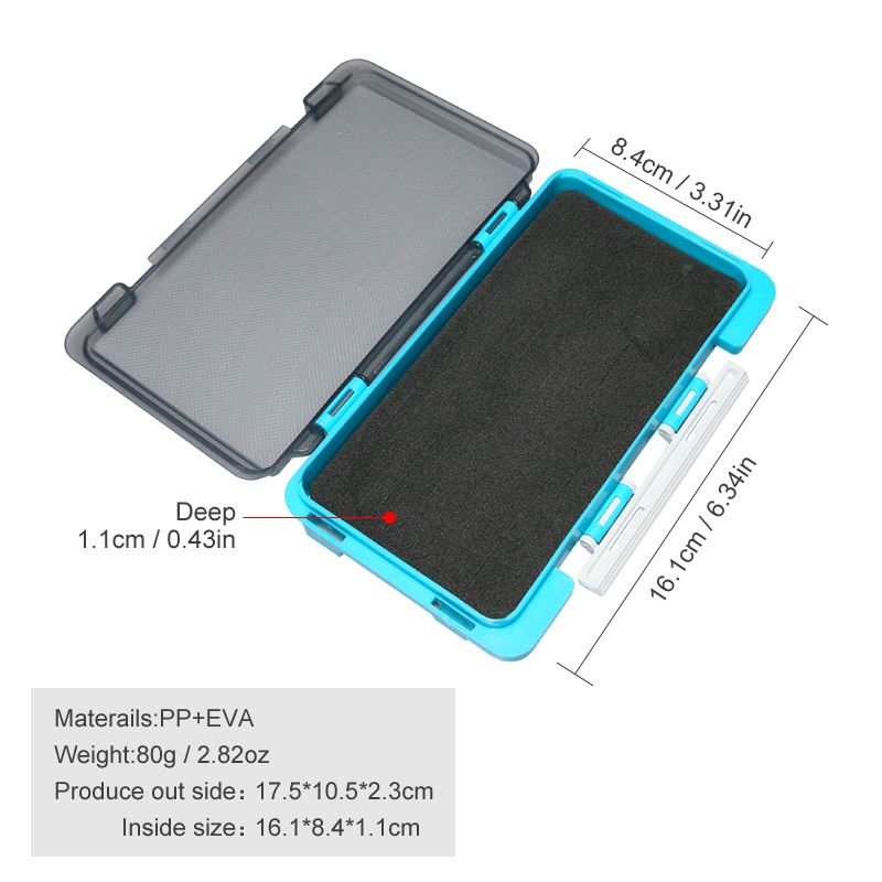 New Plastic Fishing Box Portab - Fishing Hook Jig ulasan dan harga