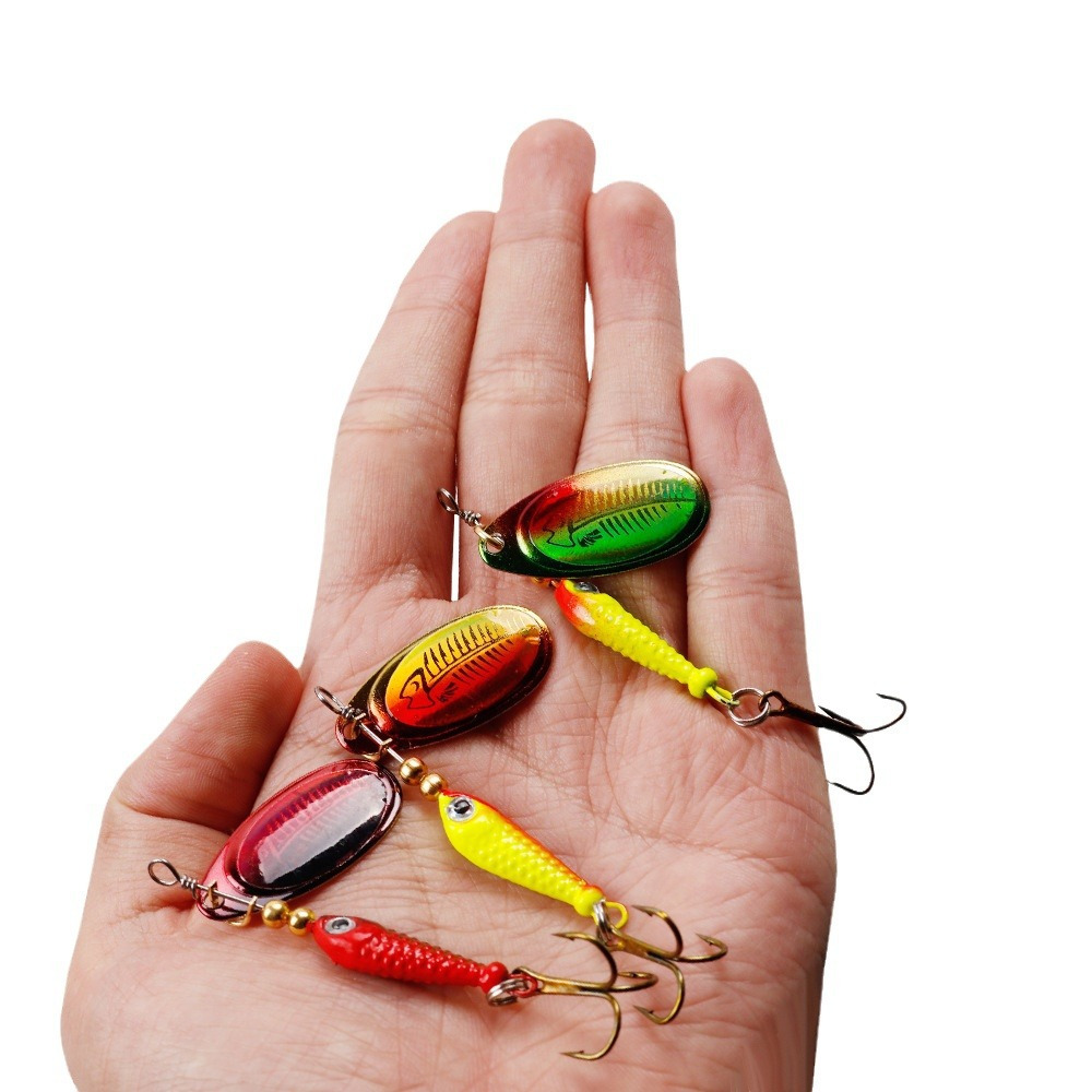 10pcs/Set Spinner Lures 9.1g 7 - Fishing Hook Treble ulasan dan harga