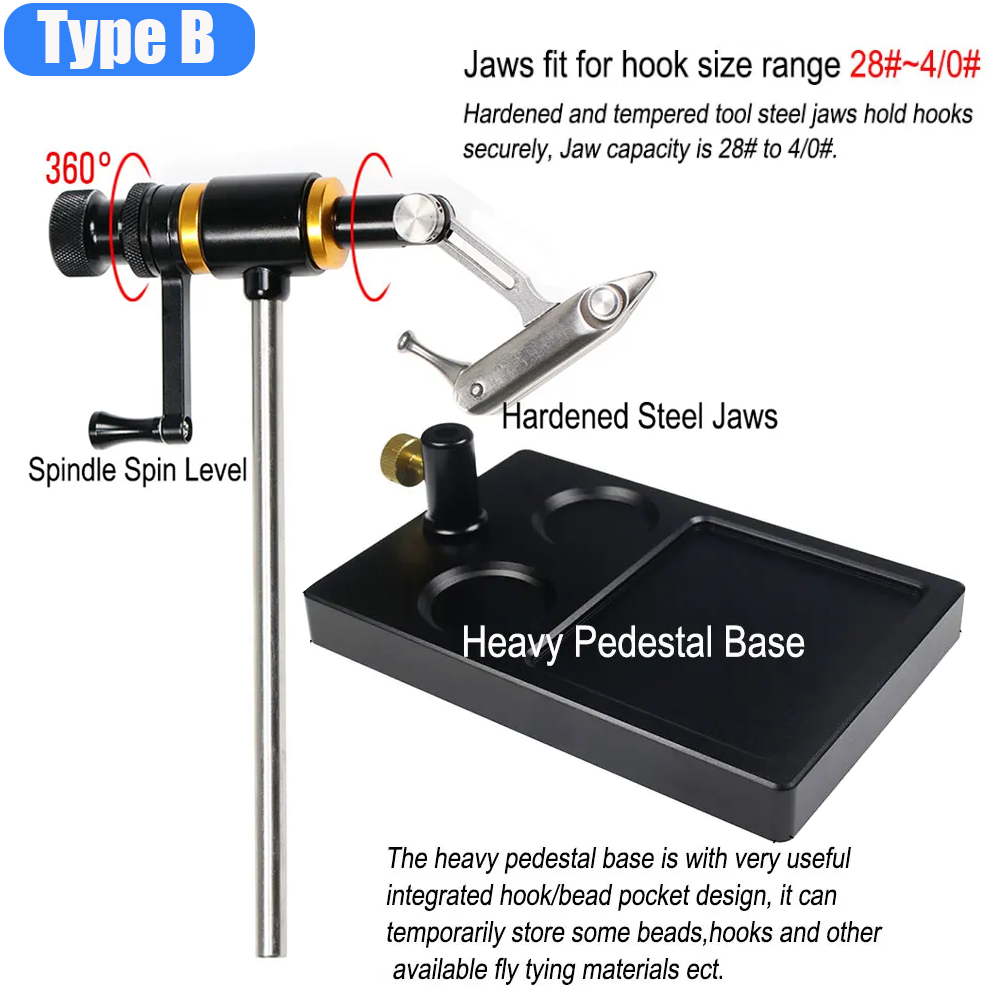 Wifreo 360° Rotation Fly Tying - Fishing Hook Jig ulasan dan harga