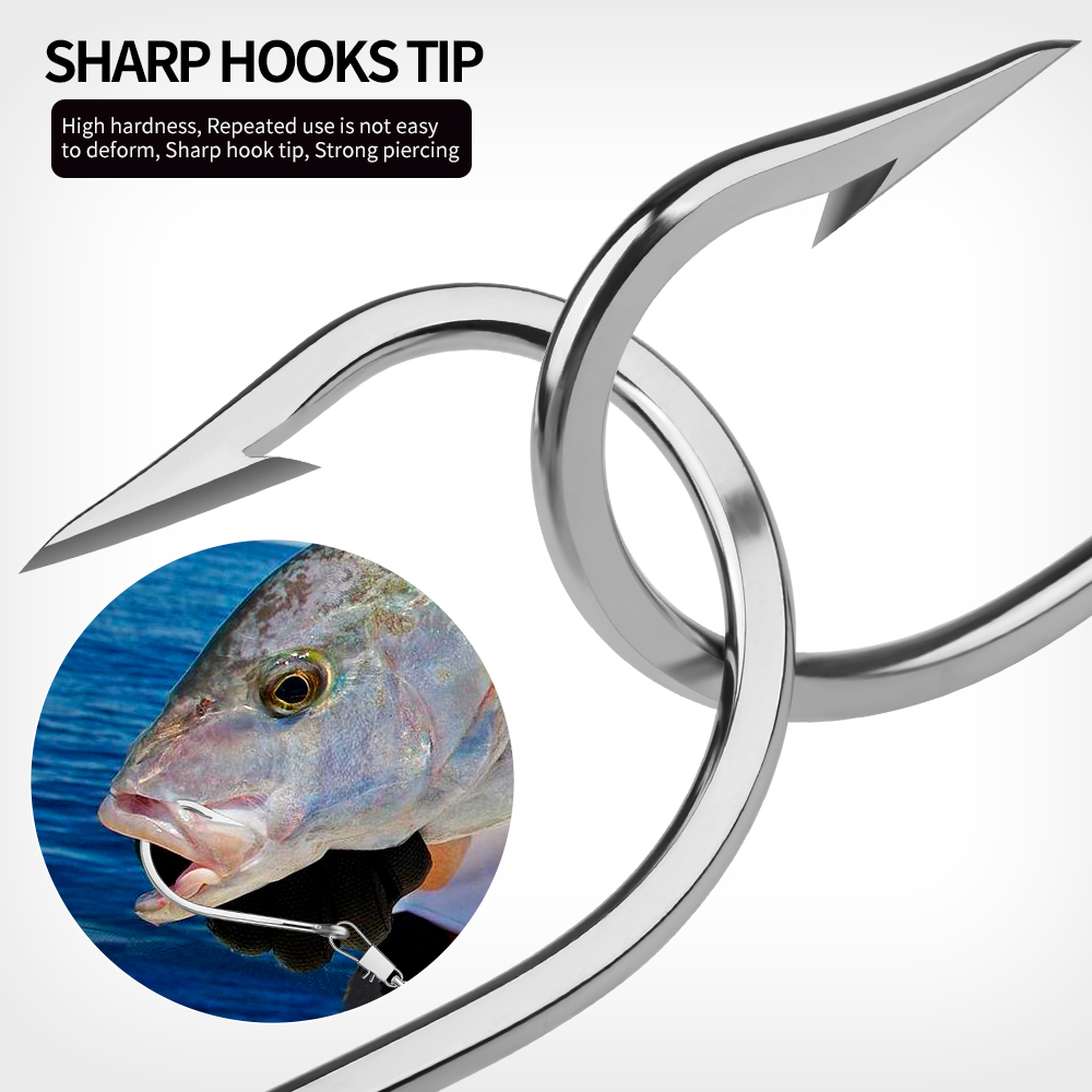 PROBEROS 5pcs Stainless Steel  - Fishing Hook Circle ulasan dan harga